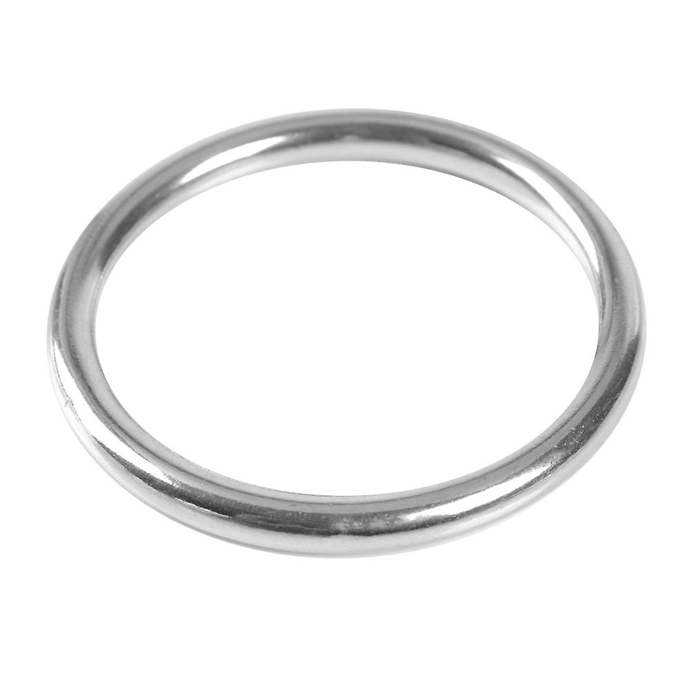 1pc 304 Stainless Steel Welding O Ring Round For Yoga Hanging Diving Marine Boat 3*40mm