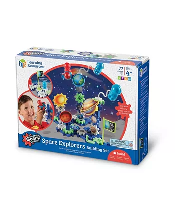 Areyougame Learning Resources Gears Gears Gears - Space Explorers Building Set