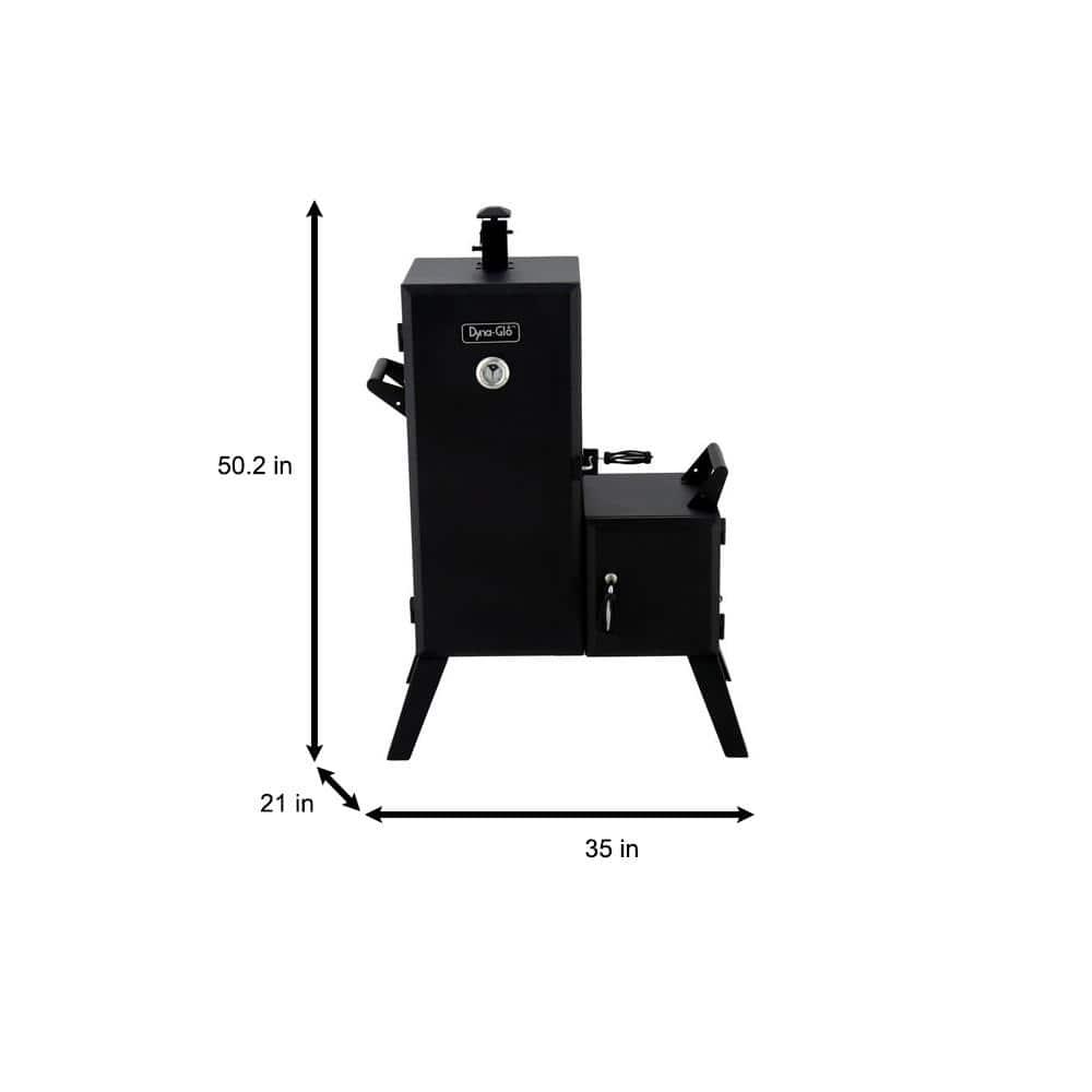 DynaGlo 36 in Vertical OffSet Charcoal Smoker