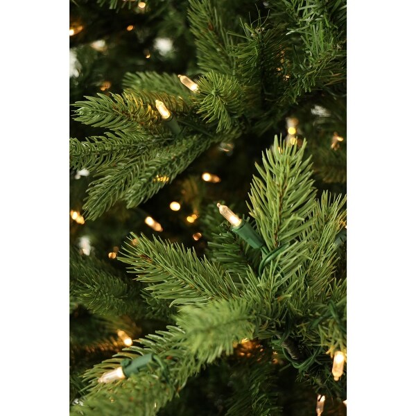 Fraser Hill Farm 9foot Pine Christmas Tree，Clear LED