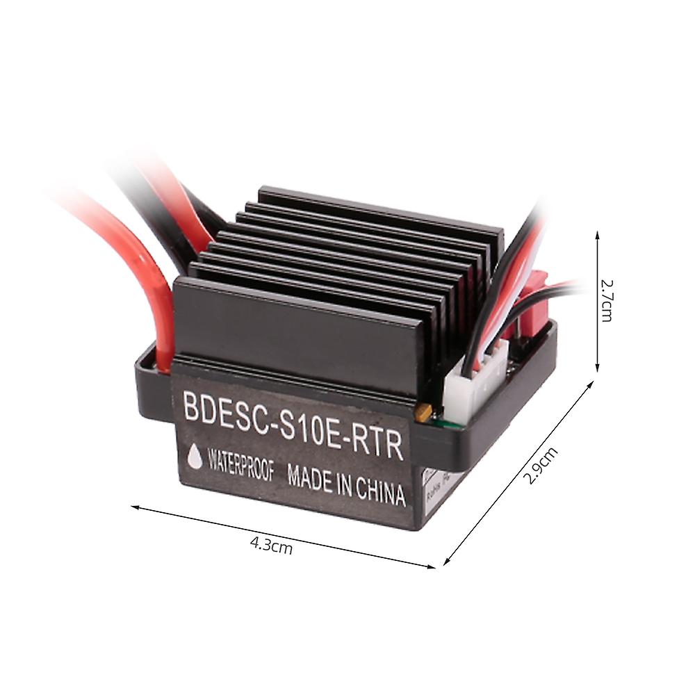 320a 2-3s Brushed Esc Electric Speed Controller With 5v/2a Bec For 1:10 Scale Rc Car/boat