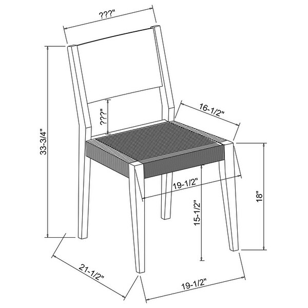 Caelan Open Back Dining Chair (Set of 2)