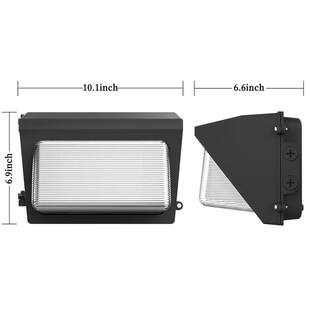 Pinegreen Lighting 400- Watt Equivalent Integrated LED Ultra Slim Wall Pack Light 7000 Lumen 5000K Dusk to Dawn Outdoor Security Light CL-WLS7000-3CCT