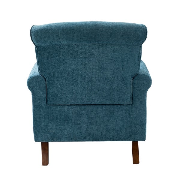 Indiges Transitional Comfy Nailhead Accent Arm Chair with Tufted Back by HULALA HOME