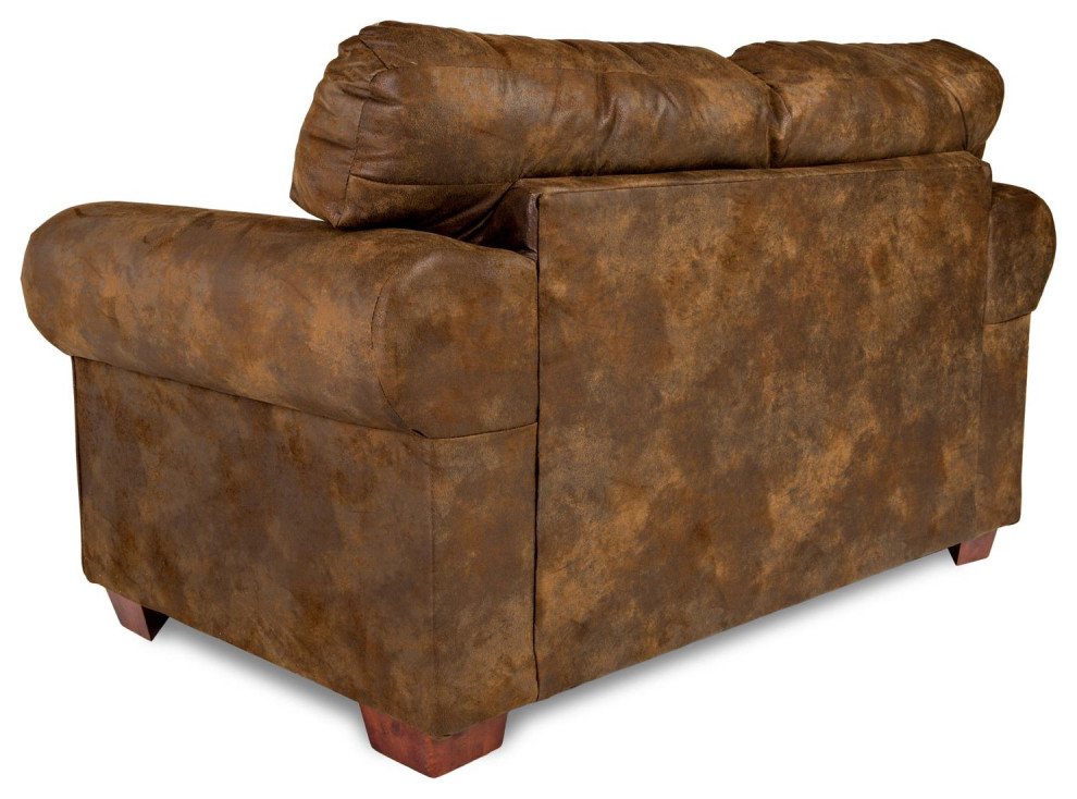 American Furniture Classics Model 8502 70 Angler  x27s Cove Loveseat   Rustic   Loveseats   by Beyond Stores  Houzz