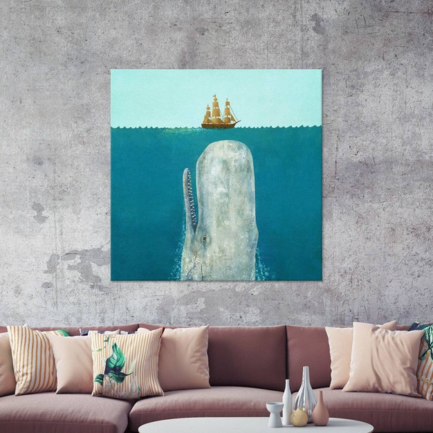 The Whale Square By Terry Fan Unframed Wall Canvas Icanvas