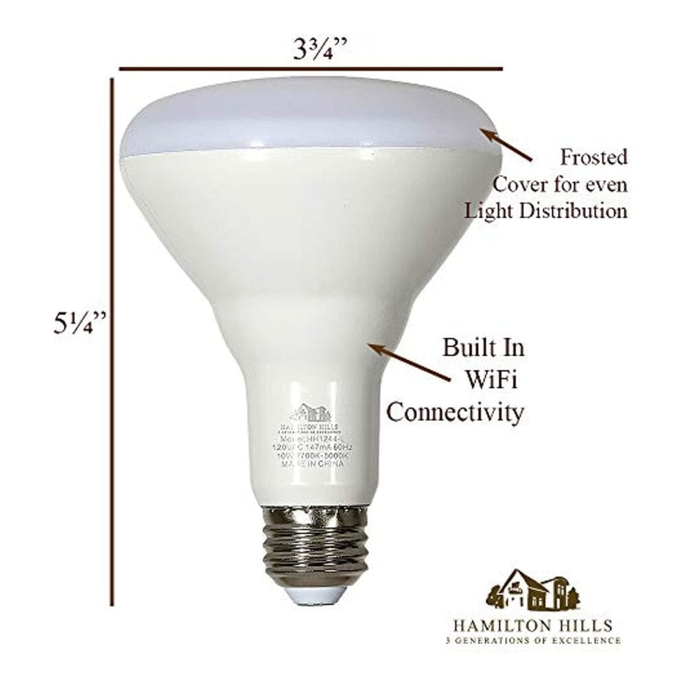 LED Smart Bulb - BR30 E26 Dimmable Flood Lightbulb