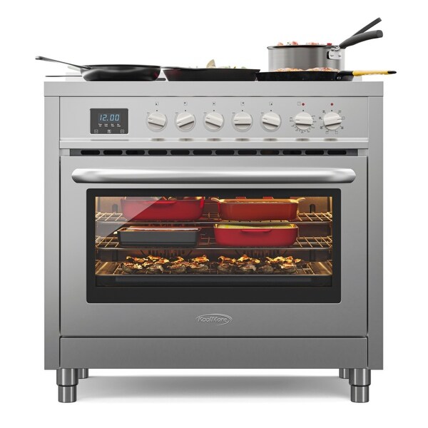 36 in. Professional Electric range Stainless Steel with Legs， 4.3 cu. ft.