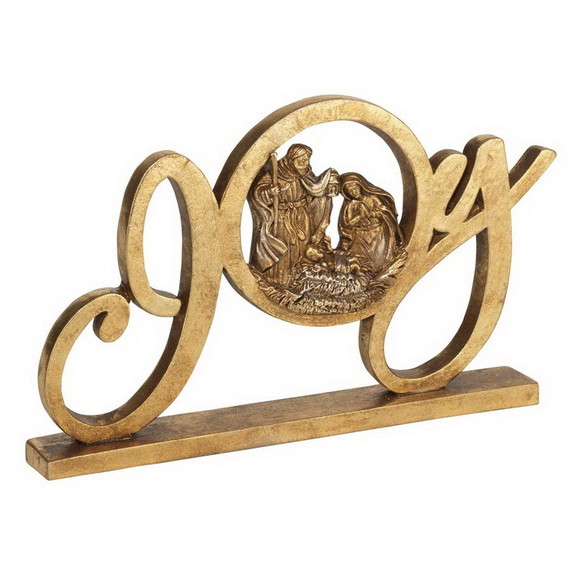 Dicksons CHFIGR 235 Gold Joy Sign Holy Family Resi...