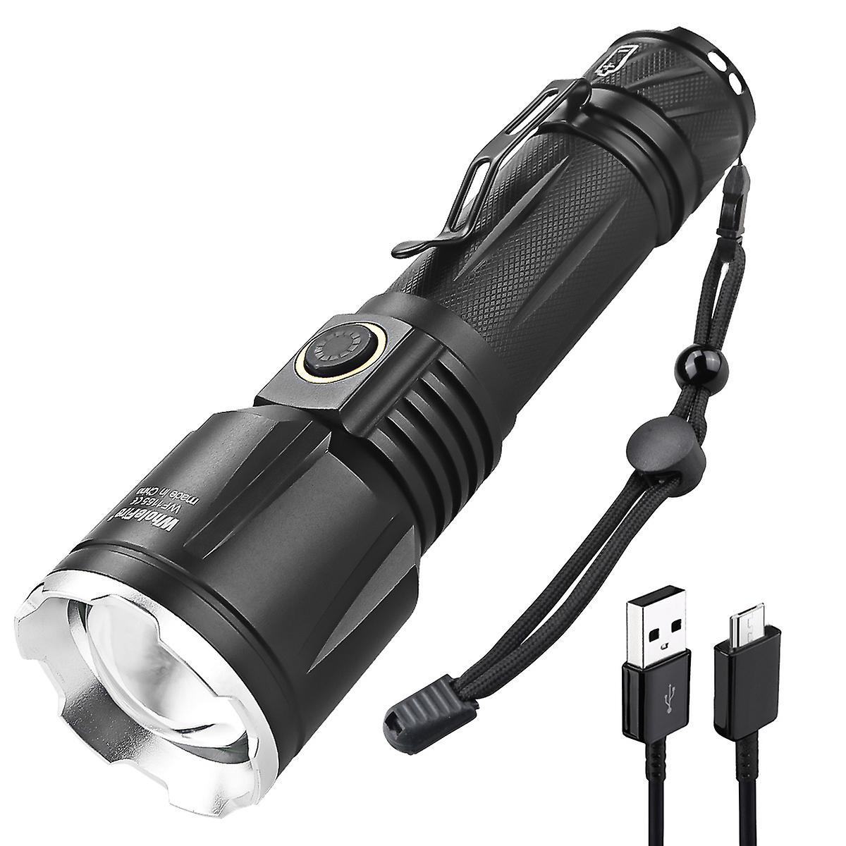 Powerful P160 Super Bright Led Flashlight Torch No Battery