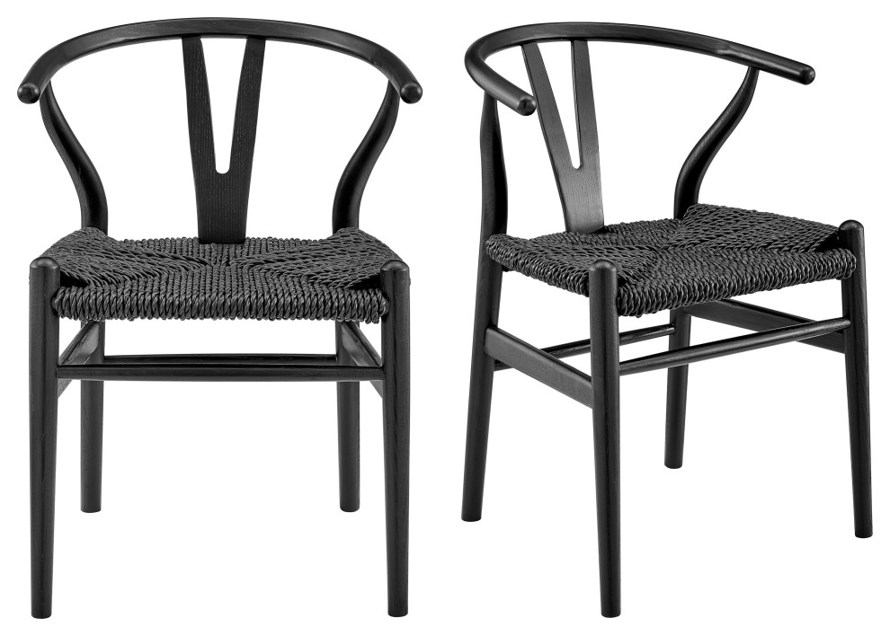 Evelina Outdoor Side Chair Set of 2   Midcentury   Outdoor Lounge Chairs   by Euro Style  Houzz