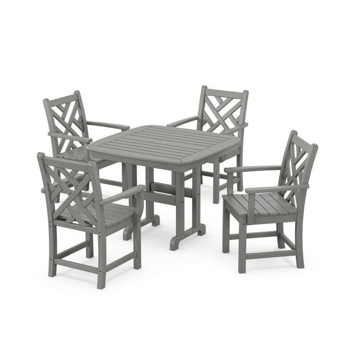 Polywood Chippendale 5-Piece Dining Set PWS658-1