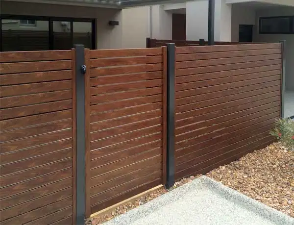 Fence Panels Outdoor Aluminum Post Wood Plastic vinyl Fencing Composite Eco friendly Panels Backyard