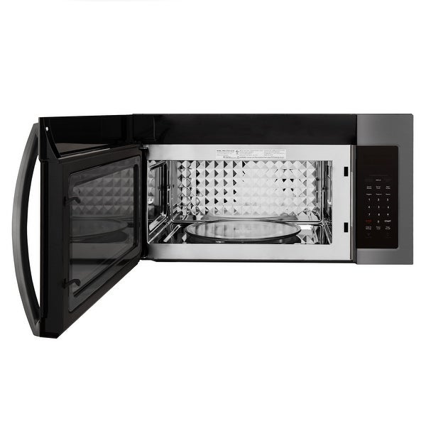 ZLINE Over the Range Convection Microwave Oven in Black Stainless