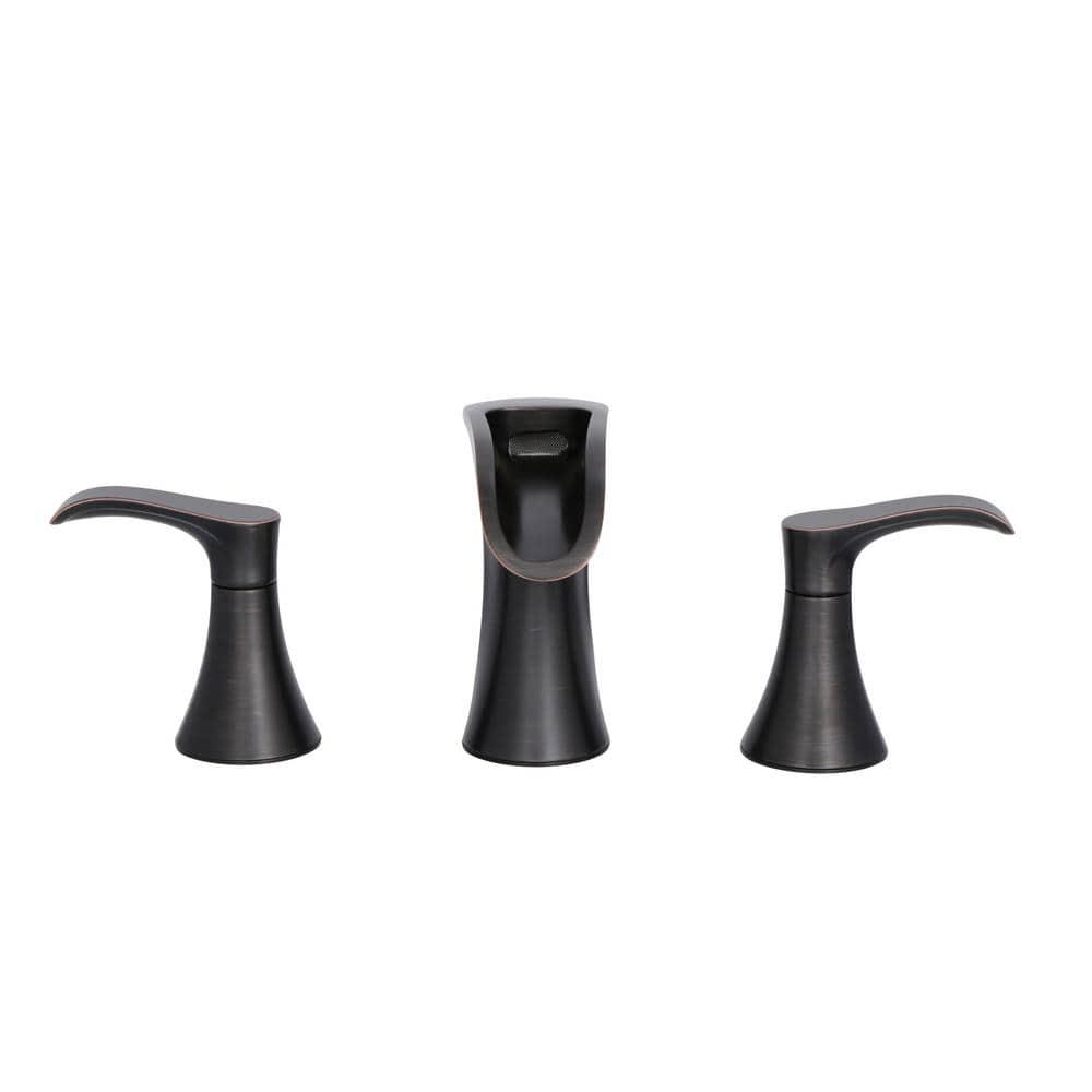 Pfister Brea 8 in Widespread 2Handle Waterfall Bathroom Faucet in Tuscan Bronze