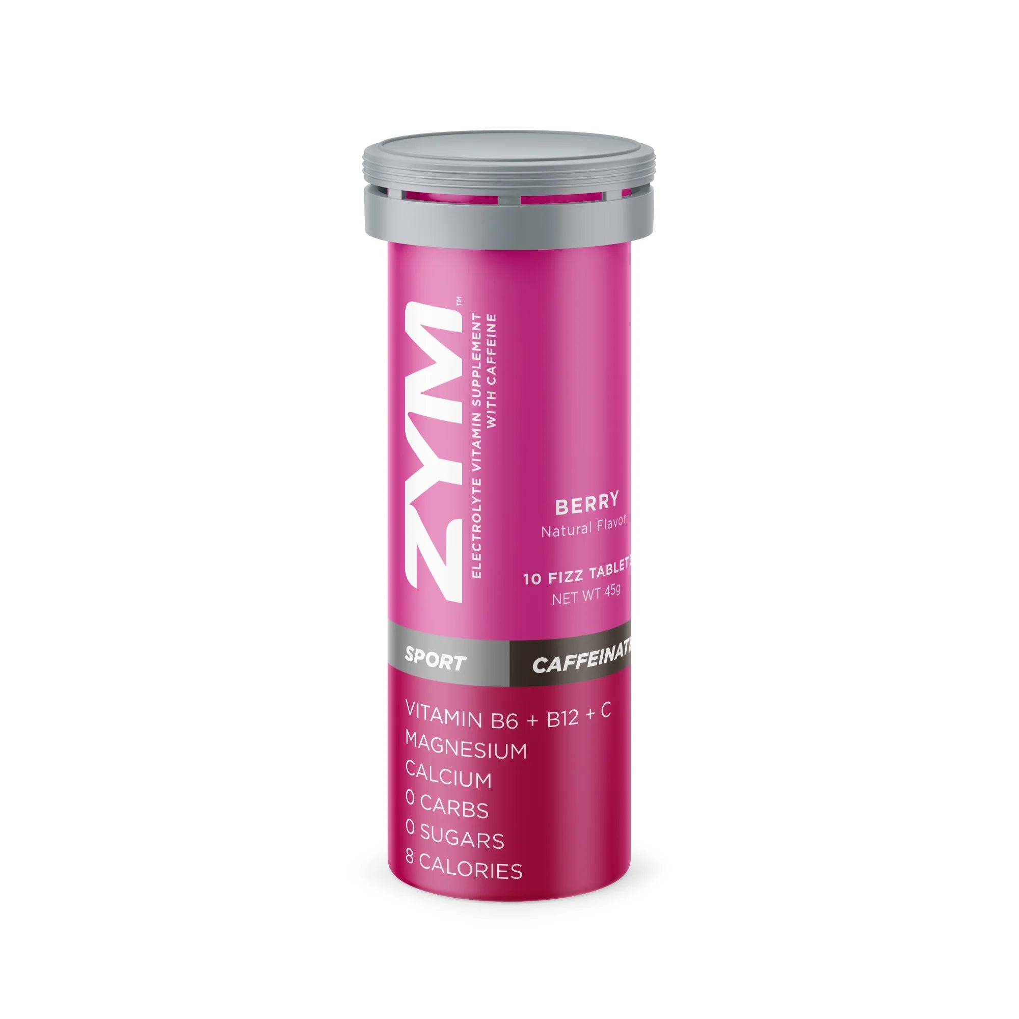 Zym Sport Hydration Tablets - Berry + Caffeine