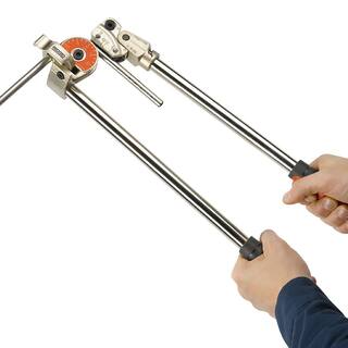 RIDGID 12 in. Model 608 Heavy-Duty Stainless Steel Pipe and Tubing Bender with Extra Long 16 in. Handles (Imperial) 38048