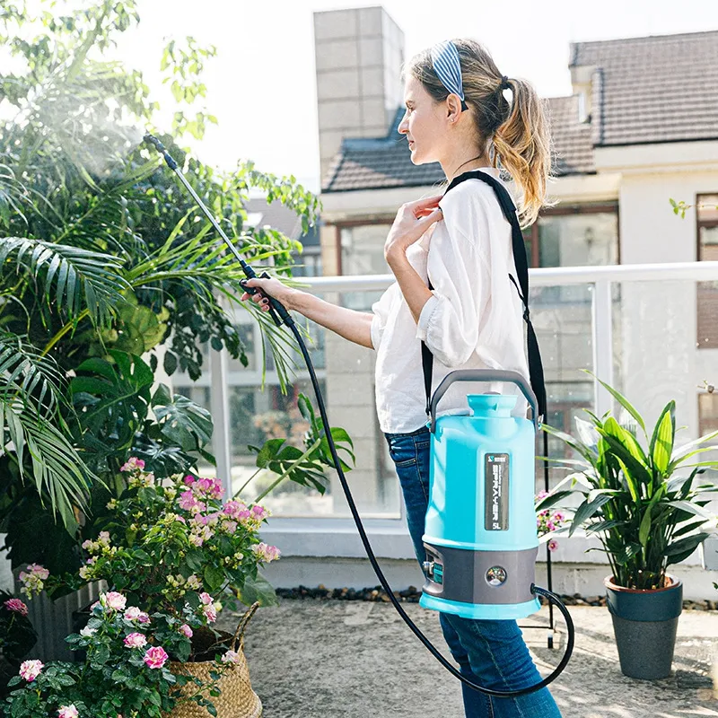 5L 8L Automatic Plant Use Battery Power Operated Electric Nano Mist Pump Electronic Planting Watering Spraying Sprayer