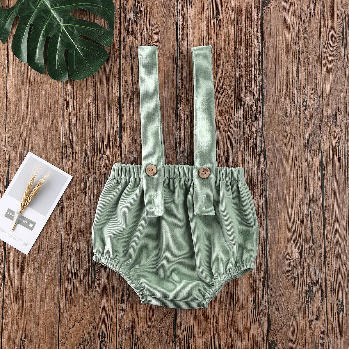 lioraitiin 0-24M Baby Boys Rompers Girls Cute Corduroy Suspender Rompers Baby Summer Kids Clothing Toddler Shorts Bottoms