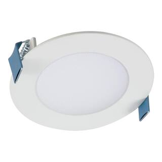 Halo HLB 4 in. Color Selectable New Construction or Remodel Canless Recessed Integrated LED Kit (2-Pack) HLB4069FS1EMWR-2PK