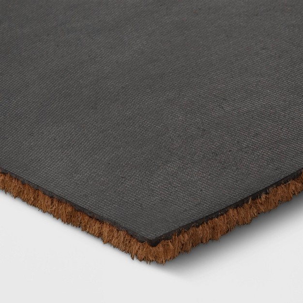 Stay Awhile Coir Doormat Natural