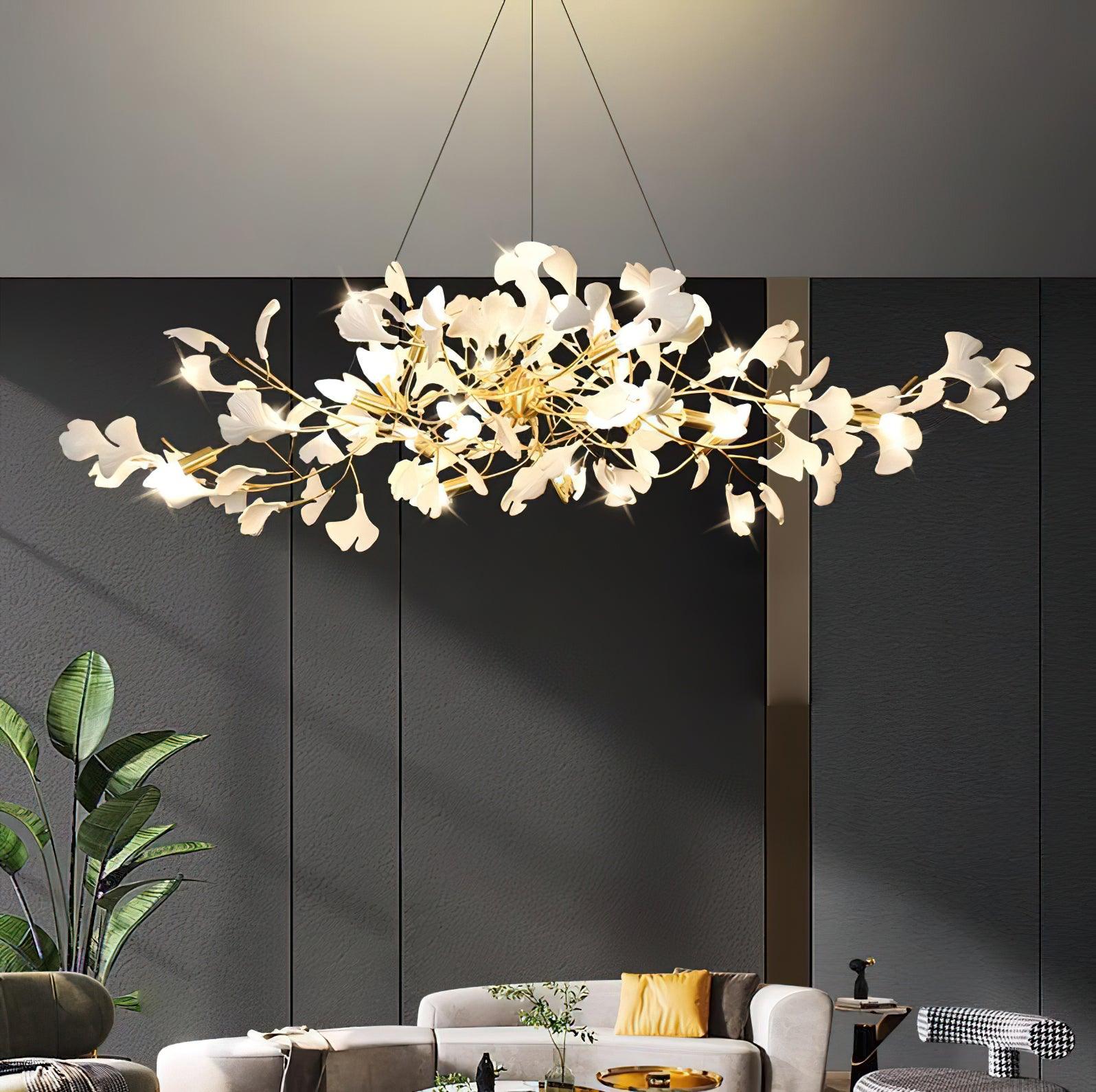 Gingko Chandelier I