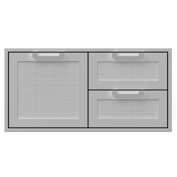 Hestan 42 Double Drawer & Storage Door Combination With Color Options