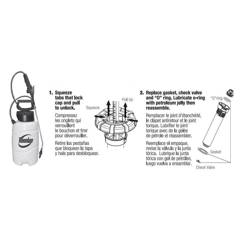 Roundup Sprayer Repair Kit and Ortho Brand Sprayers 181538