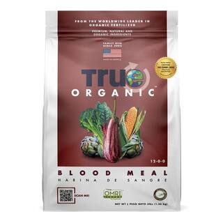 TRUE ORGANIC 3 lbs. Organic All Purpose Blood Meal Dry Fertilizer OMRI Listed 12-0-0 R0008