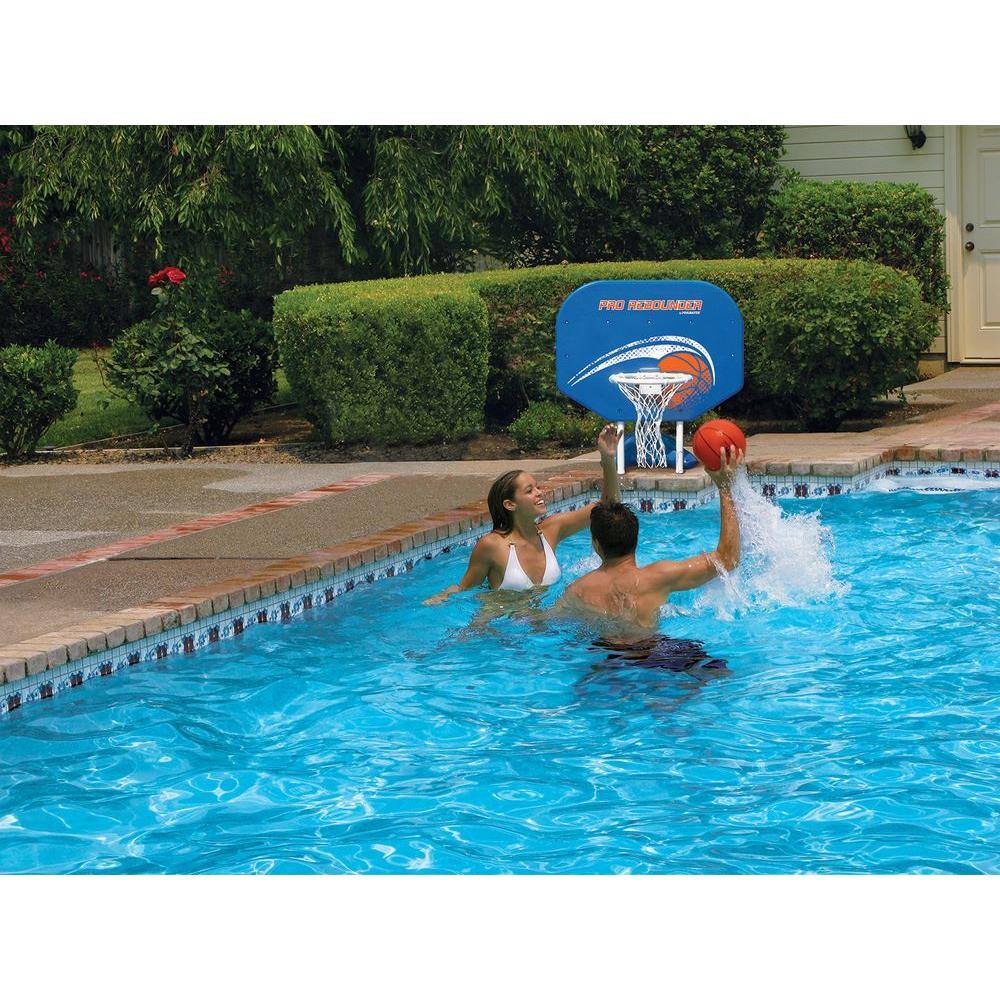 Poolmaster Pro Rebounder Plastic Swimming Poolside Basketball Game 72783