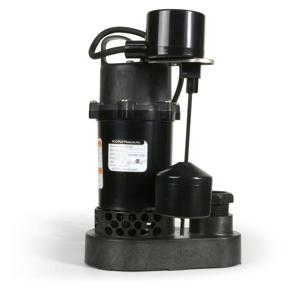 ECO FLO 13 HP Submersible Sump Pump with Vertical Switch SPP33V