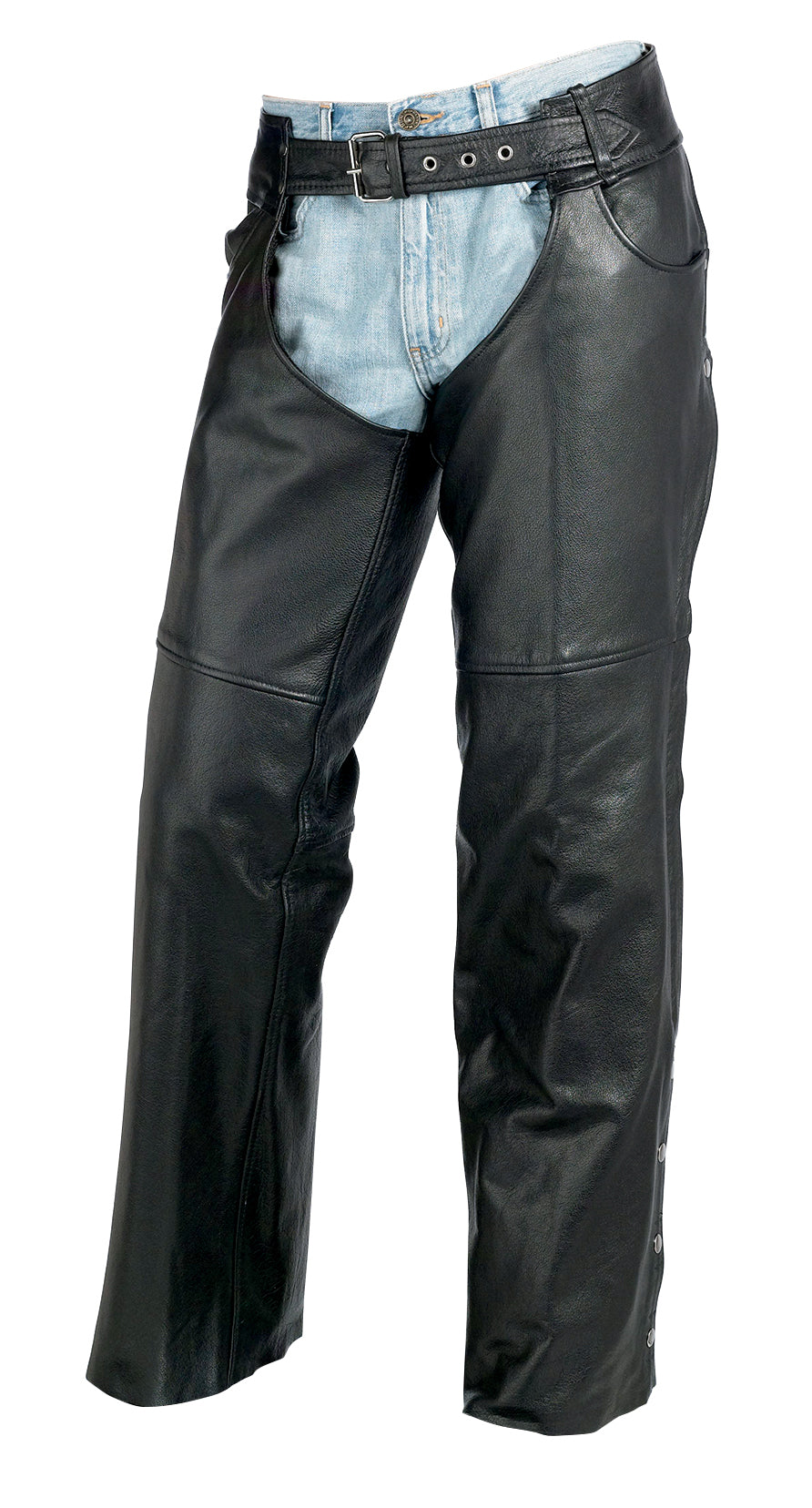 Z1R Carbine Mens Leather Chaps Black XL