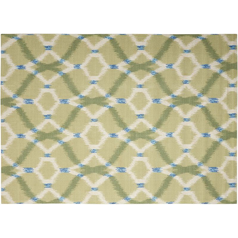 Waverly Sun N' Shade Abstract Trellis Indoor Outdoor Rug