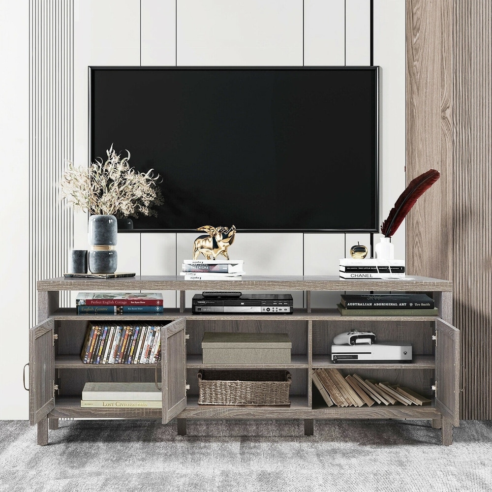 Storage TV Stand Entertainment Media Center for TV's up to 65\