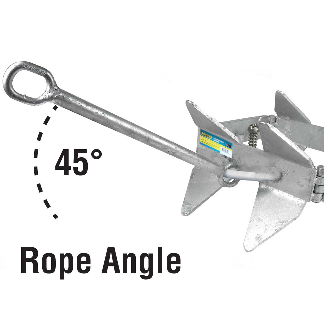 Seachoice Fold-And-Hold Galvanized Anchor