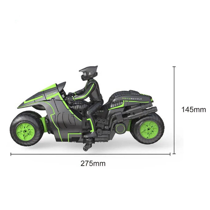 2.4Ghz Skidding Rc Stunt Motorcycles 360 Degree Rotation Radio Remote Control High Speed Drift Motorbikes Vehicle Toy For Kid