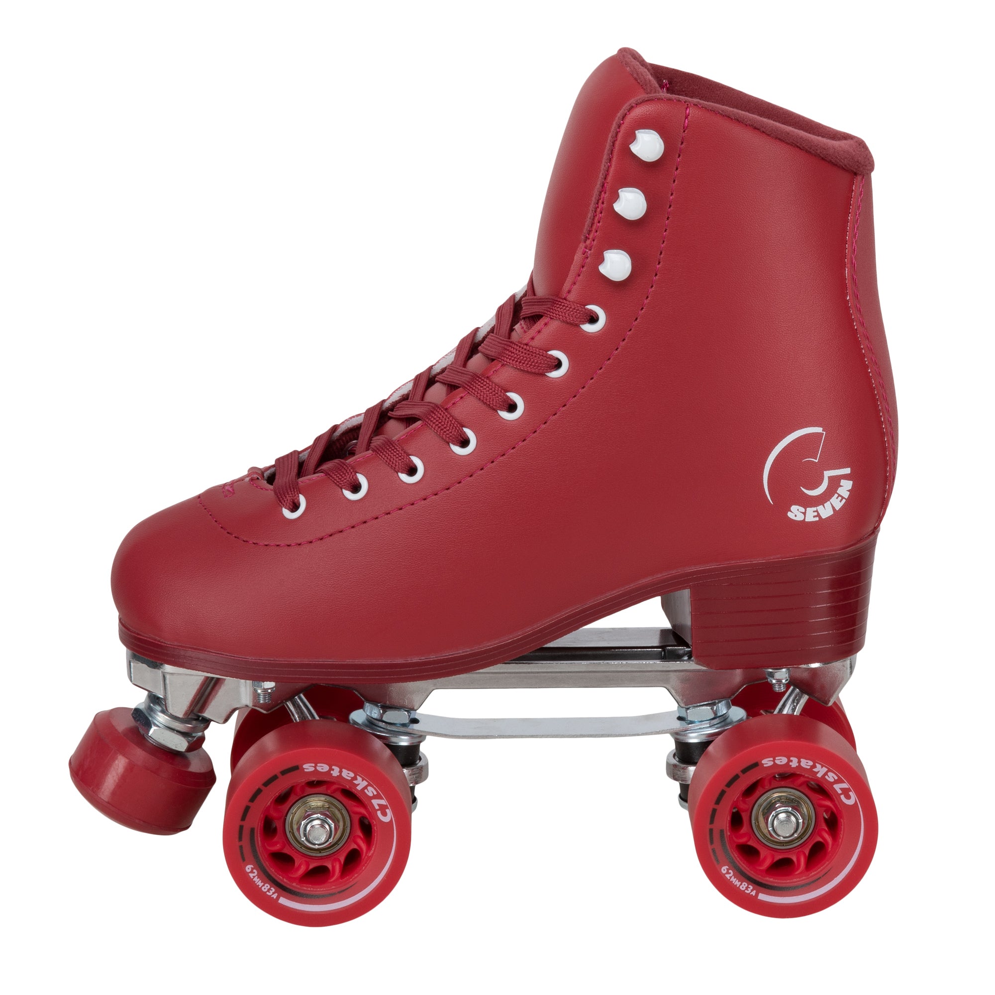 C7skates Dark Magic Unisex Quad Roller Skates (Cherrypop， Women's 6 / Youth 5 / Men's 5)