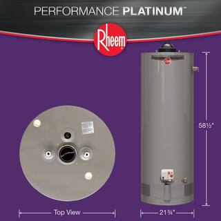 Rheem Performance Platinum 50 Gal. Tall 12 Year 36000 BTU Liquid Propane Tank Water Heater XP50T12DM36U0