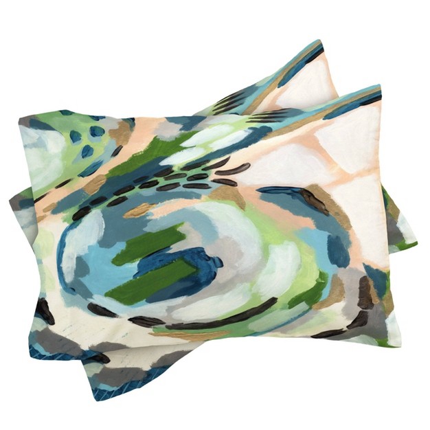 Laura Fedorowicz Greenery Comforter Set Deny Designs