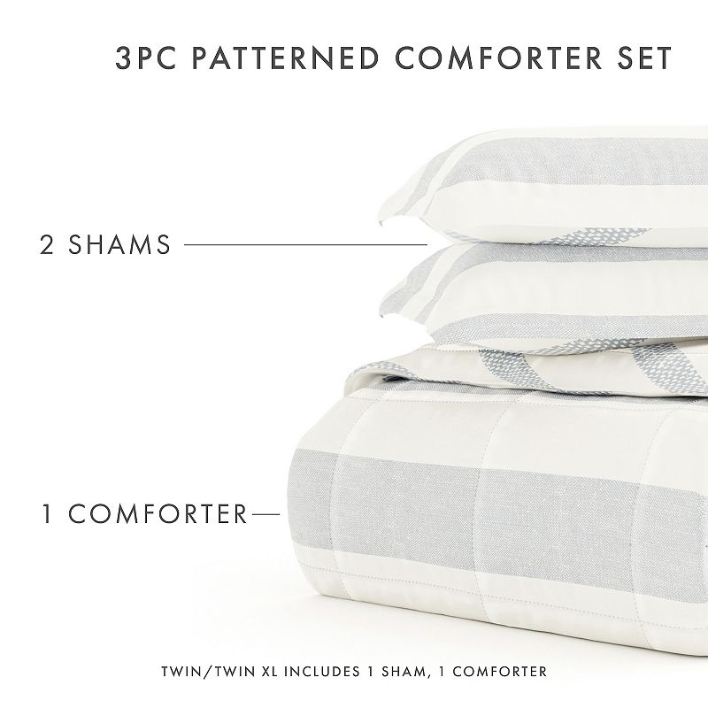 Urban Loft's Soft Printed All Season Comforter Set Down-Alternative Home Bedding