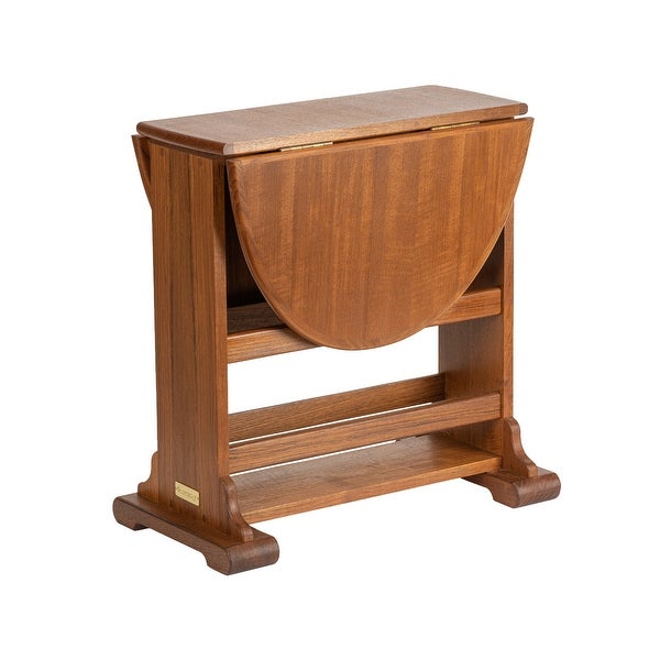 Solid Teak Drop-Leaf Table