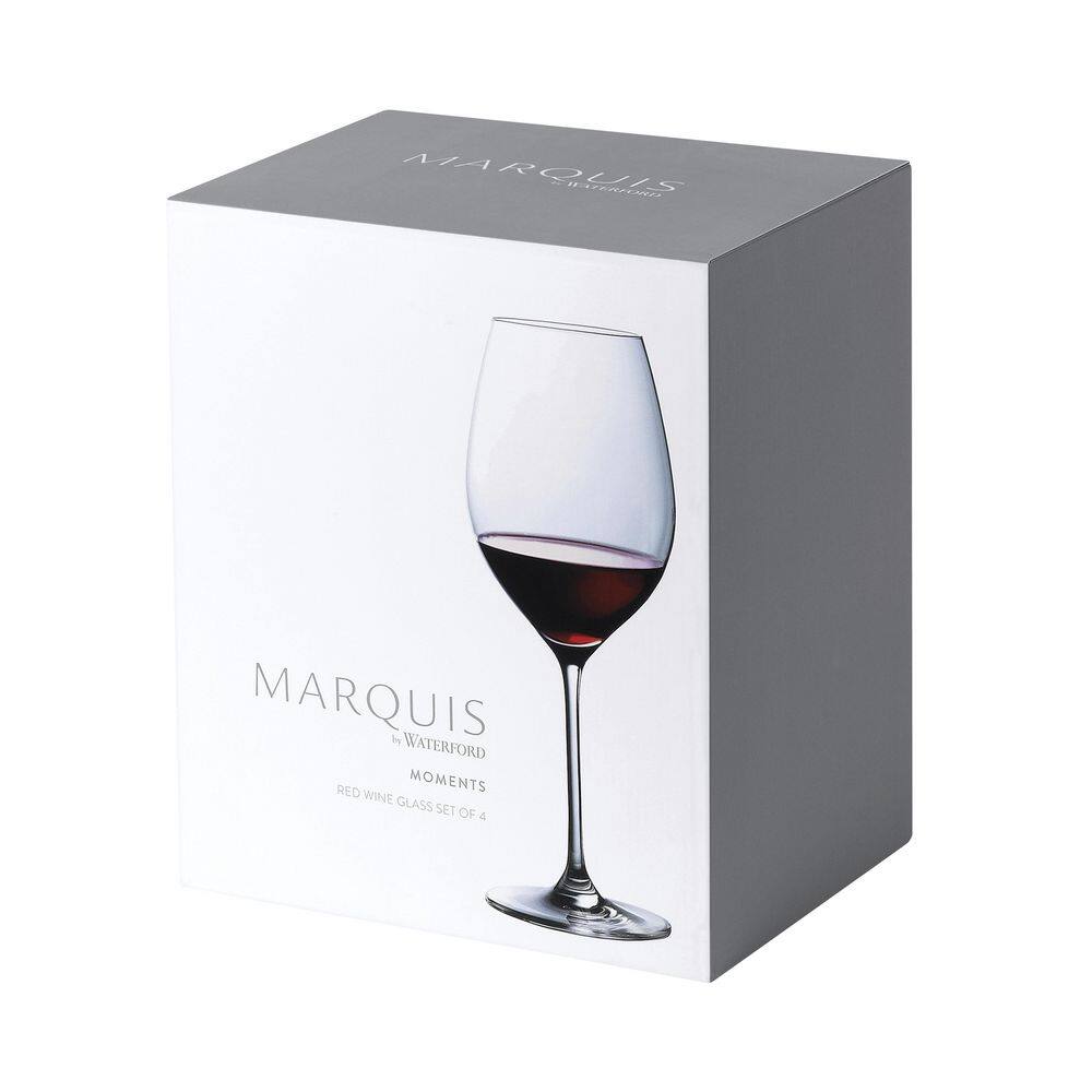 Marquis By Waterford Moments 19.6 oz. Clear Red Wine Glasses (Set of 4) 40033795