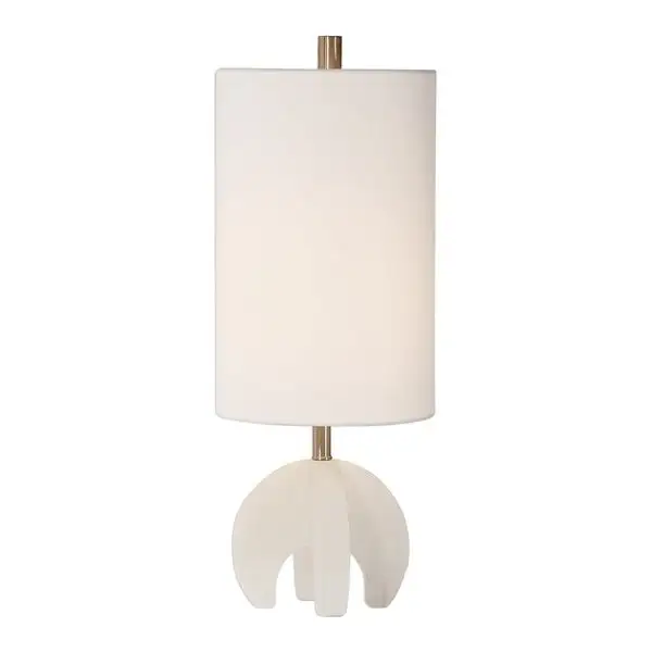 Uttermost Alanea Plated Brushed Nickel 1-light Buffet Lamp