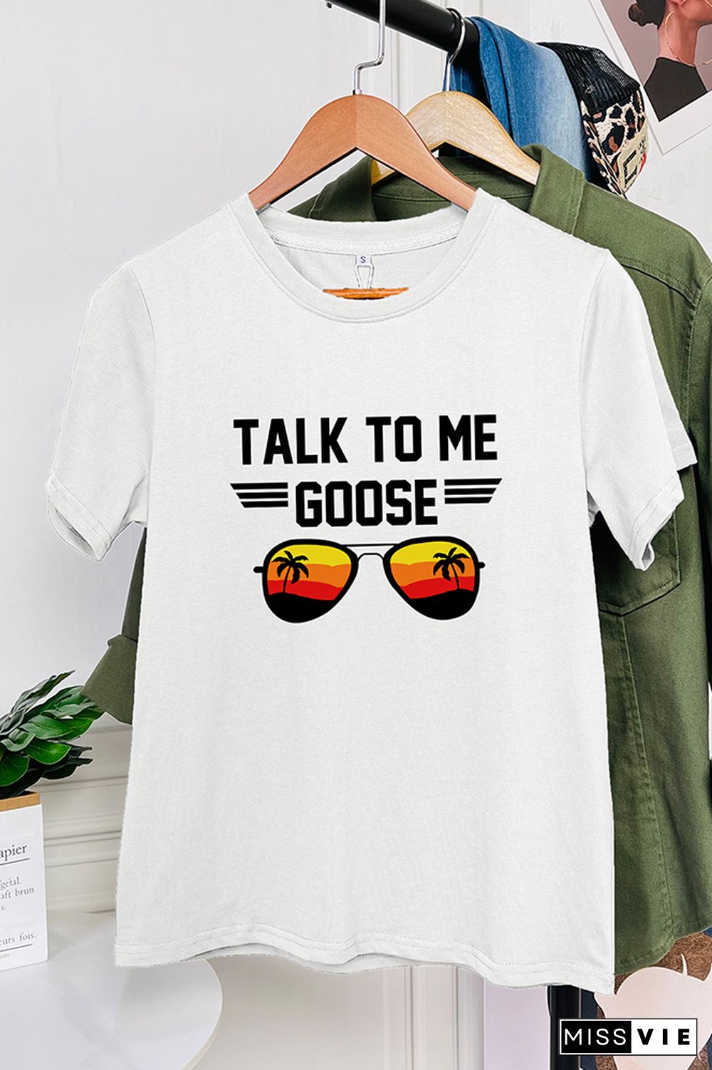 Talk to Me Goose Short Sleeve Graphic Tee Wholesale