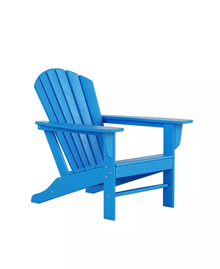 WestinTrends All-Weather Contoured Outdoor Poly Adirondack Chair (Set of 2)