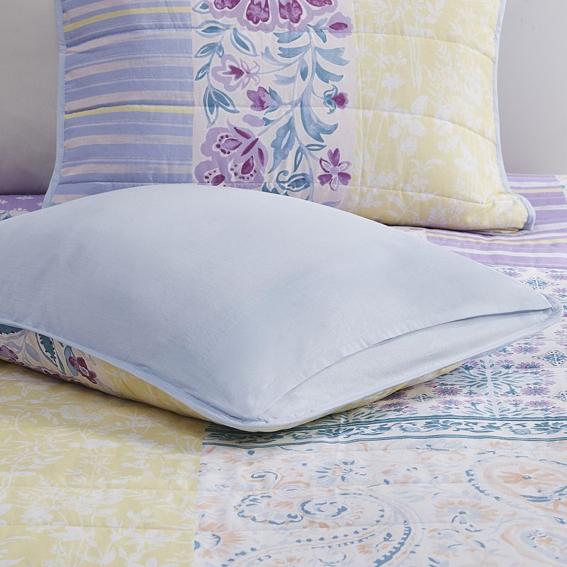 Intelligent Design Joanna Patchwork Printed Cotton Quilt Set