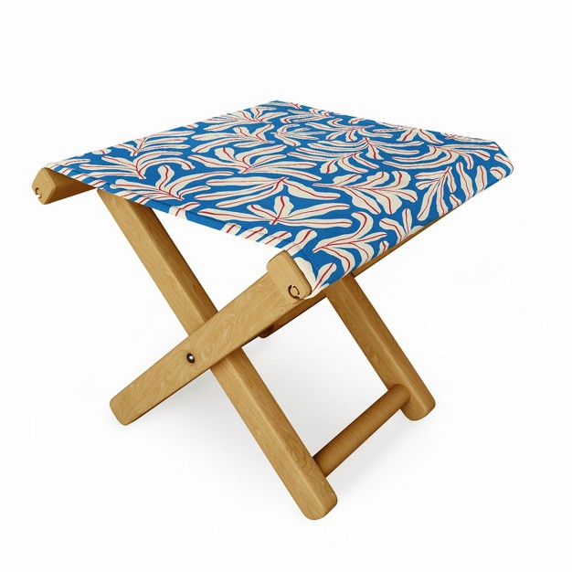 Alisa Galitsyna Lazy Summer Pattern 2 Folding Stool Society6