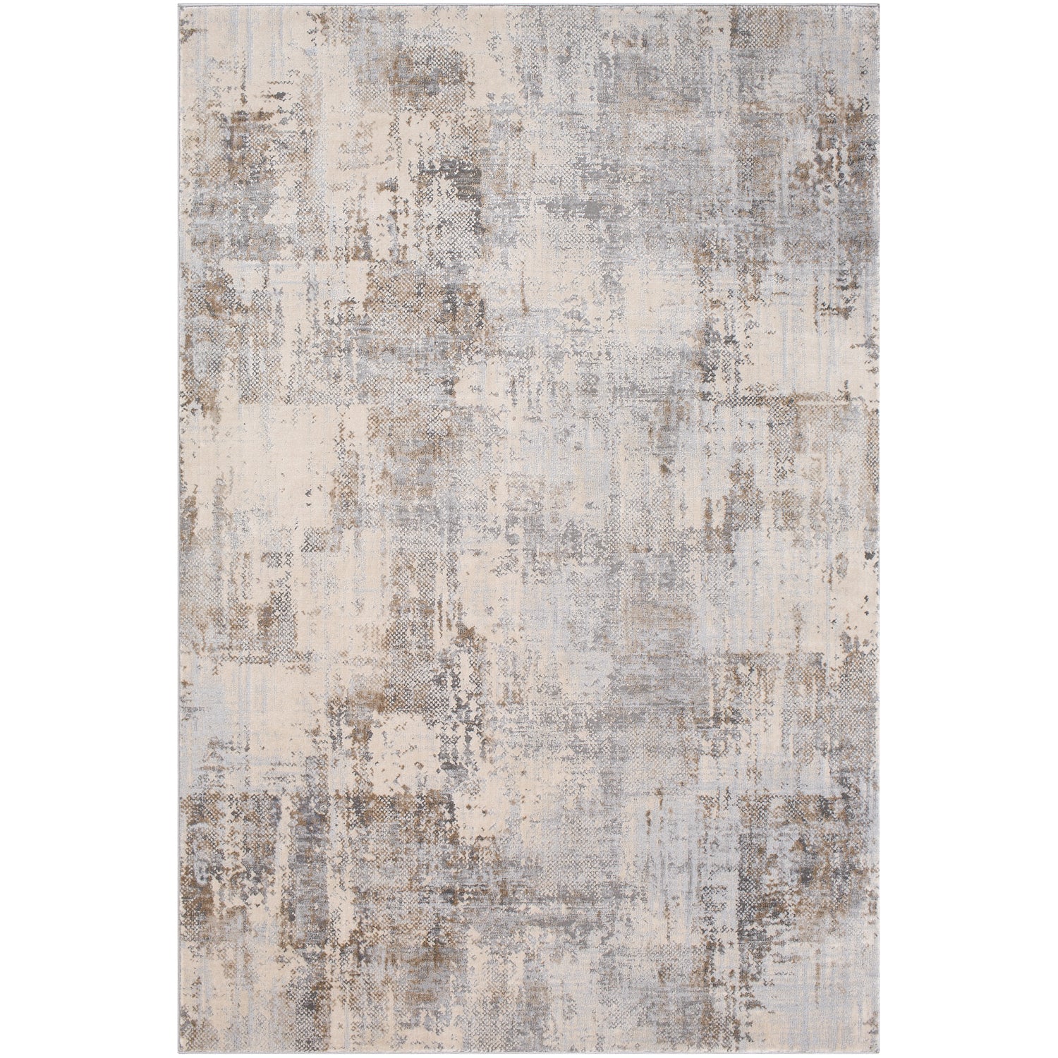 Alpine Rug in Light Gray & Ivory