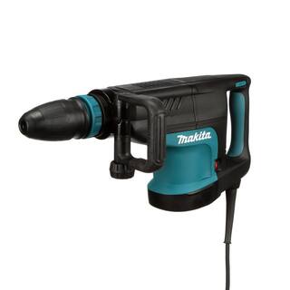 Makita 14 Amp SDS-MAX Corded Variable Speed 20 lb. Demolition Hammer w Soft Start Side Handle Bull Point and Hard Case HM1203C