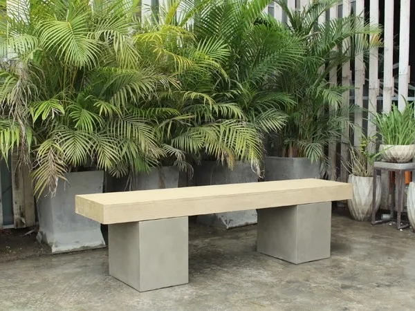 Concrete Bench Outdoor City Squares Environmentally Friendly Beautiful And Design Traditional From Vietnam